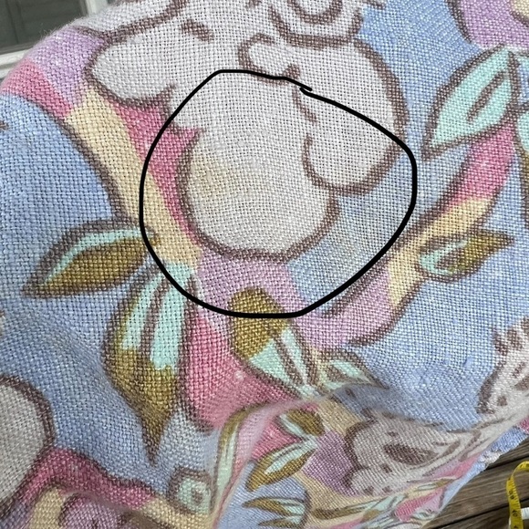 Vintage Ken Done Happy Koala Print Pure Linen Tea Towel Pastel Blue Pink 17 x 29 - Picture 10 of 12